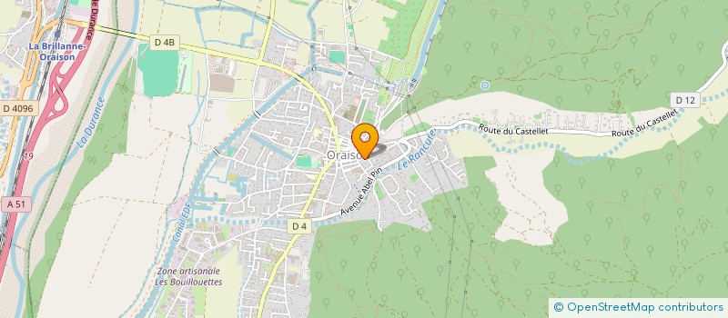 localisation de l'entreprise SOCIETE CIVILE IMMOBILIERE FAUGI  ORAISON