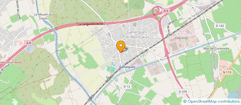 localisation de l'entreprise SOCIETE CIVILE IMMOBILIERE FAUSTINO  GALLARGUES-LE-MONTUEUX