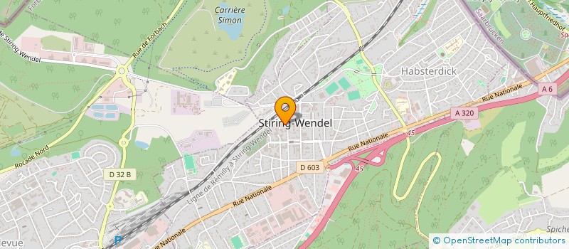 localisation de l'entreprise SOCIETE CIVILE IMMOBILIERE FCS  STIRING-WENDEL