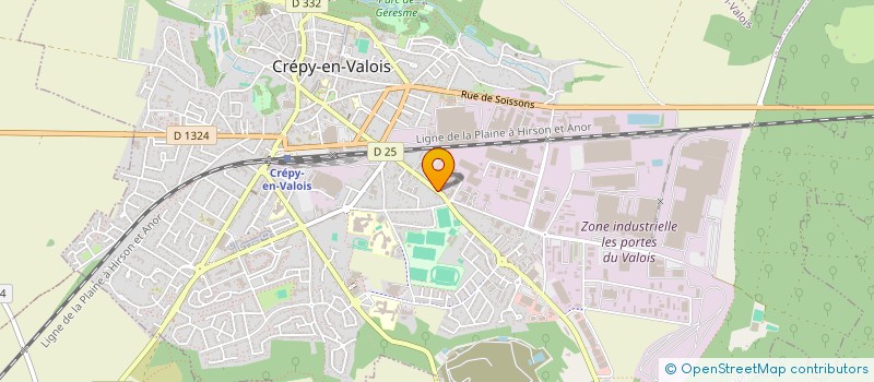 localisation de l'entreprise SOCIETE CIVILE IMMOBILIERE FDSJ  CREPY-EN-VALOIS