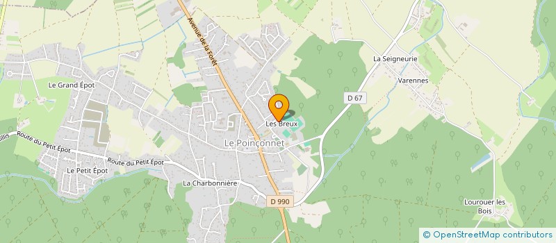 localisation de l'entreprise SOCIETE CIVILE IMMOBILIERE FERNANDEZ à LE POINCONNET
