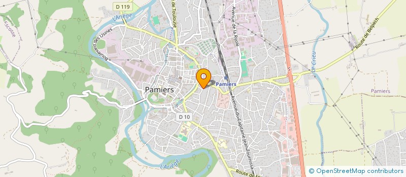 localisation de l'entreprise SOCIETE CIVILE IMMOBILIERE FEUCHERITE à PAMIERS