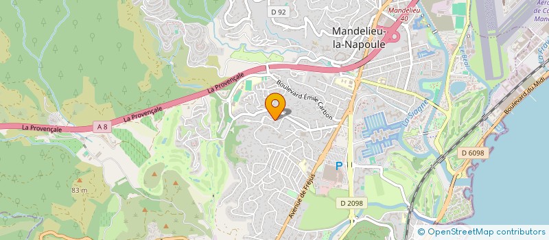 localisation de l'entreprise SOCIETE CIVILE IMMOBILIERE FFQ à MANDELIEU-LA-NAPOULE