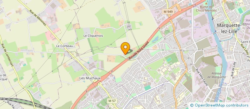 localisation de l'entreprise SOCIETE CIVILE IMMOBILIERE FIFTY  MARQUETTE-LEZ-LILLE