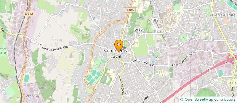 localisation de l'entreprise SOCIETE CIVILE IMMOBILIERE FIGUET  SAINT-GENIS-LAVAL