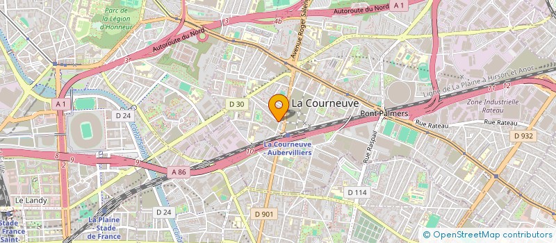localisation de l'entreprise SOCIETE CIVILE IMMOBILIERE FILALI à LA COURNEUVE