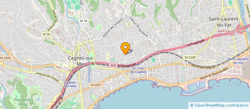 localisation de l'entreprise SOCIETE CIVILE IMMOBILIERE FIOCAS à CAGNES-SUR-MER