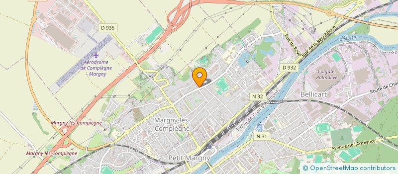 localisation de l'entreprise SOCIETE CIVILE IMMOBILIERE FLAMANT IMMO  CLAIROIX