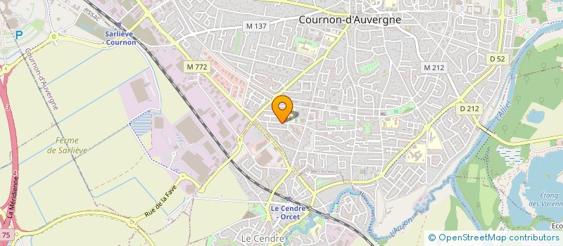 localisation de l'entreprise SOCIETE CIVILE IMMOBILIERE FLC  COURNON-D'AUVERGNE