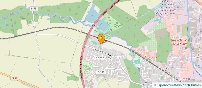 localisation de l'entreprise SOCIETE CIVILE IMMOBILIERE FLEURA  CHAMPIGNY