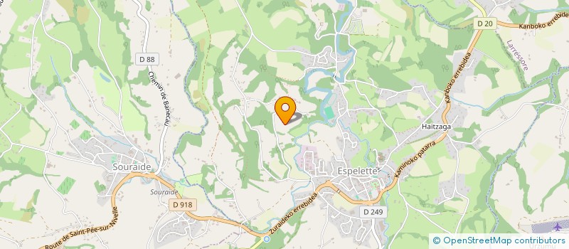 localisation de l'entreprise SOCIETE CIVILE IMMOBILIERE FLIFLU à ITXASSOU