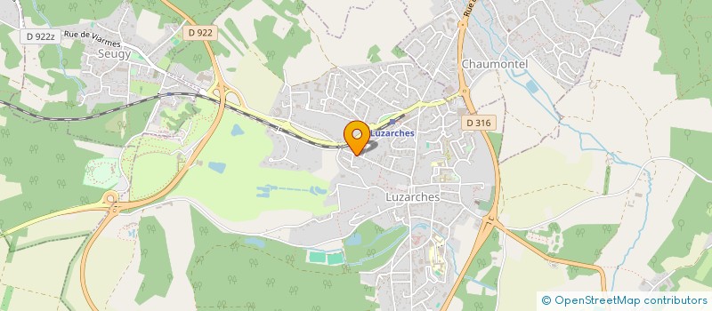localisation de l'entreprise SOCIETE CIVILE IMMOBILIERE FLOHUGANT à LUZARCHES