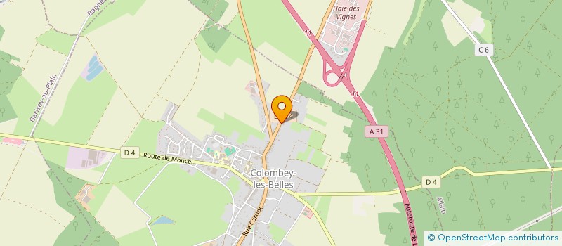 localisation de l'entreprise SOCIETE CIVILE IMMOBILIERE FLOJEANNIE ET PAR ABREVIATION SCI FLOJEANNIE  COLOMBEY-LES-BELLES