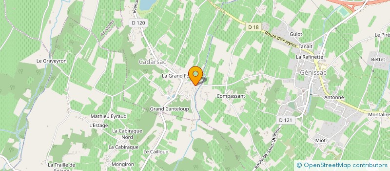 localisation de l'entreprise SOCIETE CIVILE IMMOBILIERE FLONATEL  CADARSAC