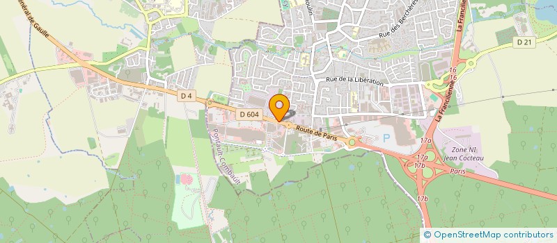 localisation de l'entreprise SOCIETE CIVILE IMMOBILIERE FLOR 98  PONTAULT-COMBAULT