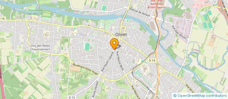 localisation de l'entreprise SOCIETE CIVILE IMMOBILIERE FLORALYS à OLIVET