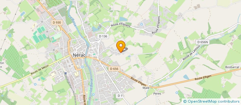 localisation de l'entreprise SOCIETE CIVILE IMMOBILIERE FLORANN  NERAC