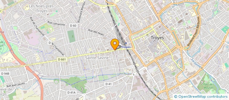 localisation de l'entreprise SOCIETE CIVILE IMMOBILIERE FLORTELLE-1  SAINTE SAVINE