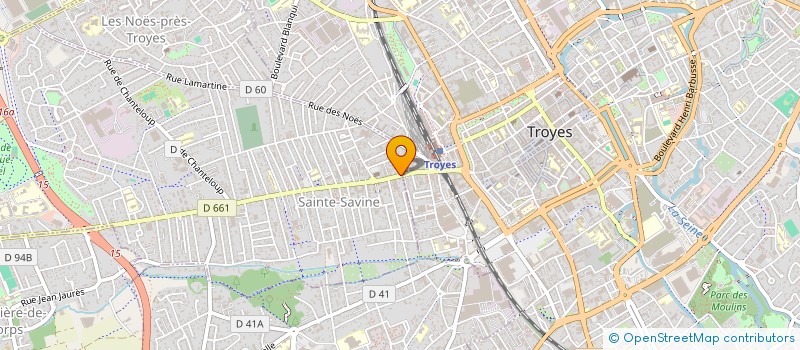 localisation de l'entreprise SOCIETE CIVILE IMMOBILIERE FLORTELLE-2  SAINTE SAVINE