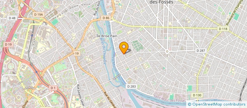 localisation de l'entreprise SOCIETE CIVILE IMMOBILIERE FLOSYL à SAINT-MAUR-DES-FOSSES