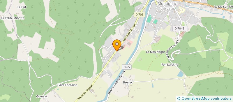 localisation de l'entreprise SOCIETE CIVILE IMMOBILIERE FONCIERE JARDEL à MONTIGNAC-LASCAUX