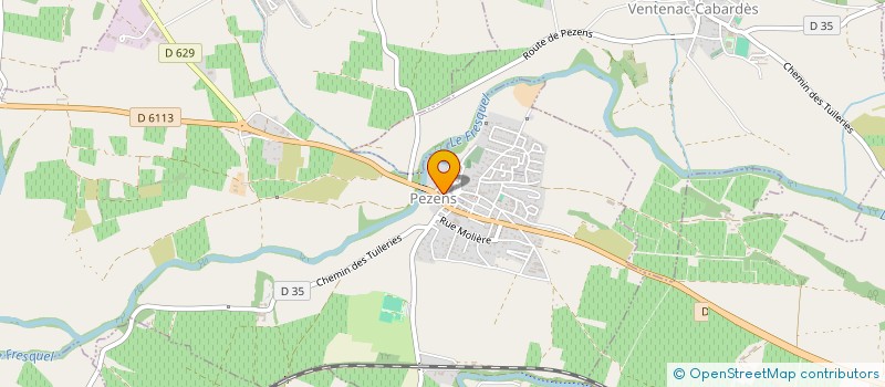 localisation de l'entreprise SOCIETE CIVILE IMMOBILIERE FONS OPTIMUS  PEZENS