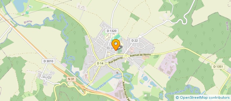 localisation de l'entreprise SOCIETE CIVILE IMMOBILIERE FONTLER  BRAINE