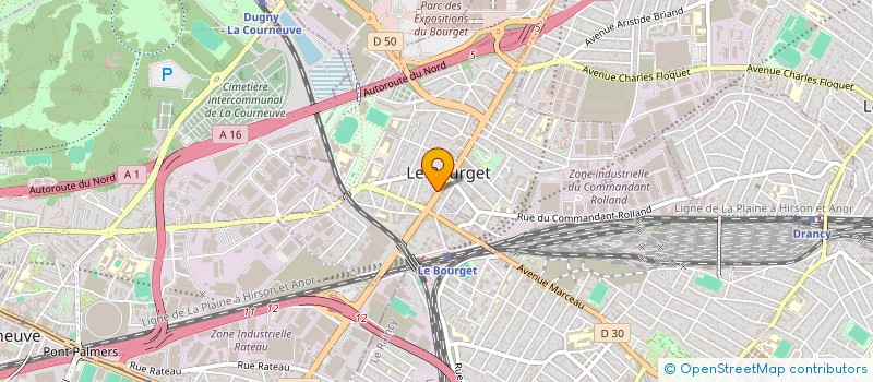 localisation de l'entreprise SOCIETE CIVILE IMMOBILIERE FOTOVAT à LE BOURGET