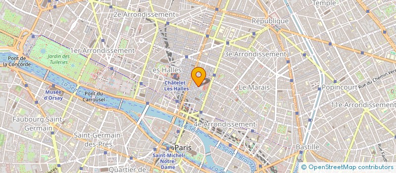 localisation de l'entreprise SOCIETE CIVILE IMMOBILIERE FOURINVEST  PARIS