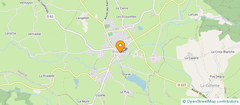 localisation de l'entreprise SOCIETE CIVILE IMMOBILIERE FOURIS OU SCI FOURIS  PIONSAT