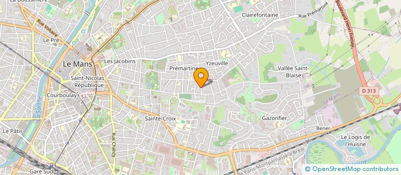 localisation de l'entreprise SOCIETE CIVILE IMMOBILIERE FRAISE  LE MANS