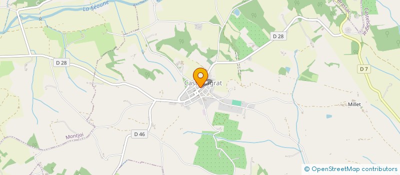 localisation de l'entreprise SOCIETE CIVILE IMMOBILIERE FRALISON  CASTELSAGRAT