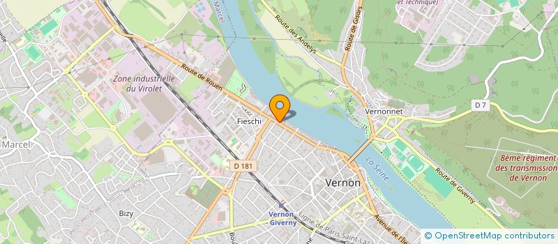 localisation de l'entreprise SOCIETE CIVILE IMMOBILIERE FRANC CELINE D'HENNEMONT  VERNON