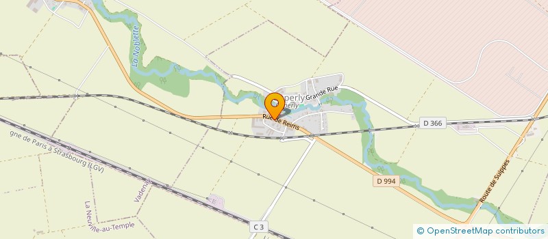 localisation de l'entreprise SOCIETE CIVILE IMMOBILIERE FRANCART ROUYER  CUPERLY