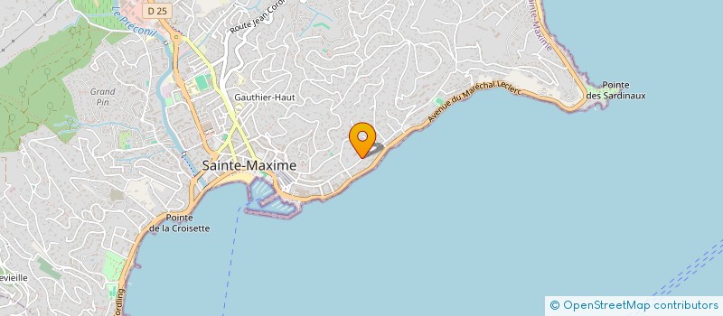 localisation de l'entreprise SOCIETE CIVILE IMMOBILIERE FRANCE CHARLEMAGNE à SAINTE-MAXIME