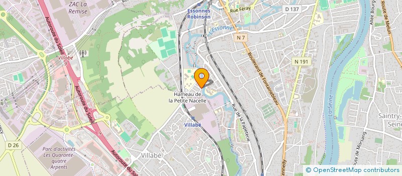 localisation de l'entreprise SOCIETE CIVILE IMMOBILIERE FRANCE G.B. IMMOBILIER à CORBEIL-ESSONNES