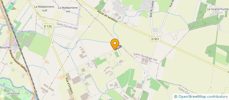 localisation de l'entreprise SOCIETE CIVILE IMMOBILIERE FRANCOIS- PUJOL à SAINT-CYR-EN-VAL