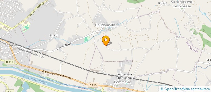 localisation de l'entreprise SOCIETE CIVILE IMMOBILIERE FRANNICO  GOUDOURVILLE