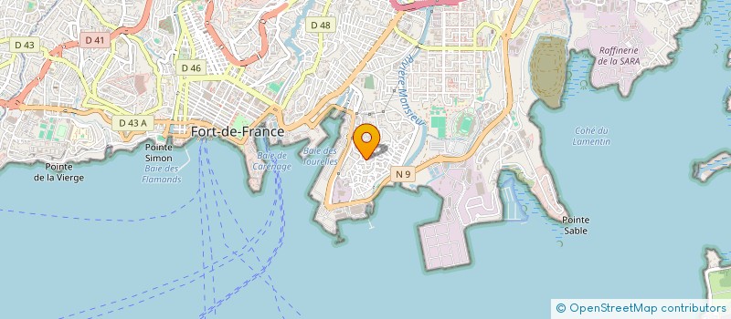 localisation de l'entreprise SOCIETE CIVILE IMMOBILIERE FREDMAL à FORT-DE-FRANCE
