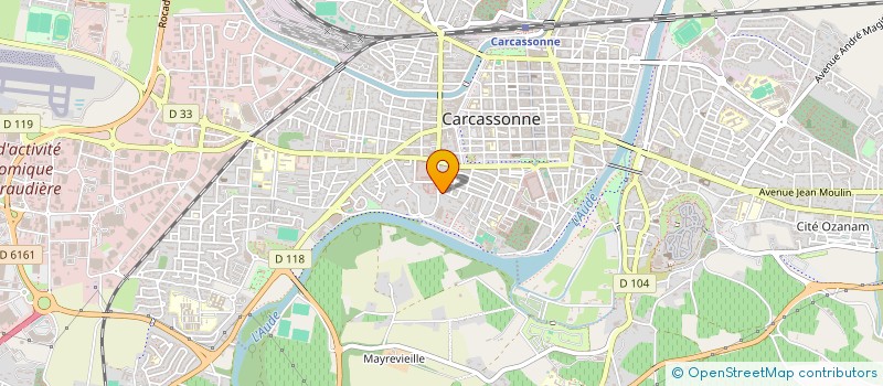 localisation de l'entreprise SOCIETE CIVILE IMMOBILIERE FROISSART à CARCASSONNE
