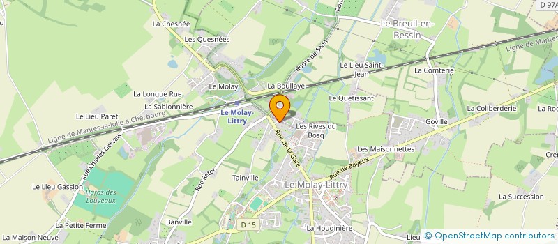 localisation de l'entreprise SOCIETE CIVILE IMMOBILIERE FRP  LE MOLAY-LITTRY