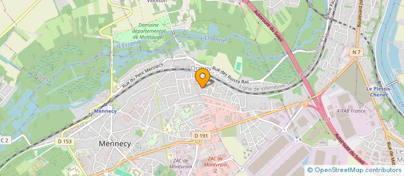 localisation de l'entreprise SOCIETE CIVILE IMMOBILIERE FSG  ORMOY