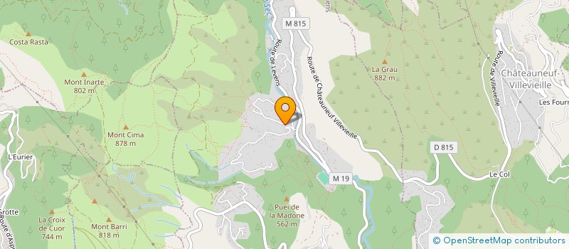 localisation de l'entreprise SOCIETE CIVILE IMMOBILIERE FSM  TOURRETTE-LEVENS