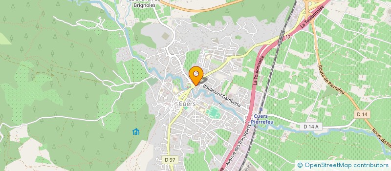 localisation de l'entreprise SOCIETE CIVILE IMMOBILIERE FUNGUI  CUERS