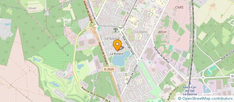 localisation de l'entreprise SOCIETE CIVILE IMMOBILIERE FUTURA à ORLEANS