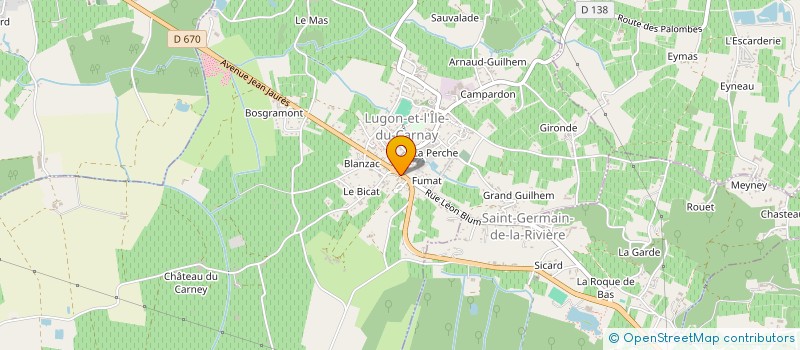 localisation de l'entreprise SOCIETE CIVILE IMMOBILIERE FUZUR-BELKLEAN  LUGON-ET-L'ILE-DU-CARNAY