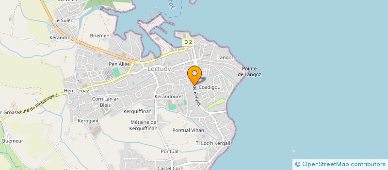 localisation de l'entreprise SOCIETE CIVILE IMMOBILIERE FYBE  LOCTUDY