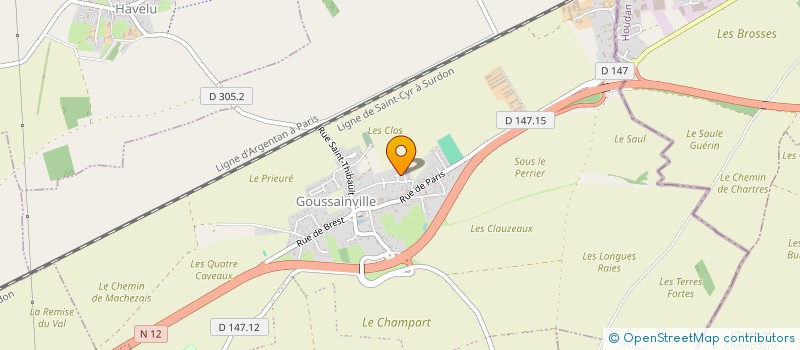localisation de l'entreprise SOCIETE CIVILE IMMOBILIERE G&B à GOUSSAINVILLE