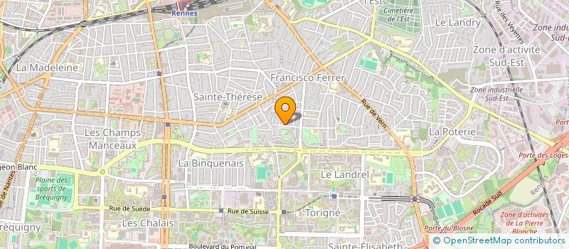 localisation de l'entreprise SOCIETE CIVILE IMMOBILIERE G.E.L.D.  RENNES