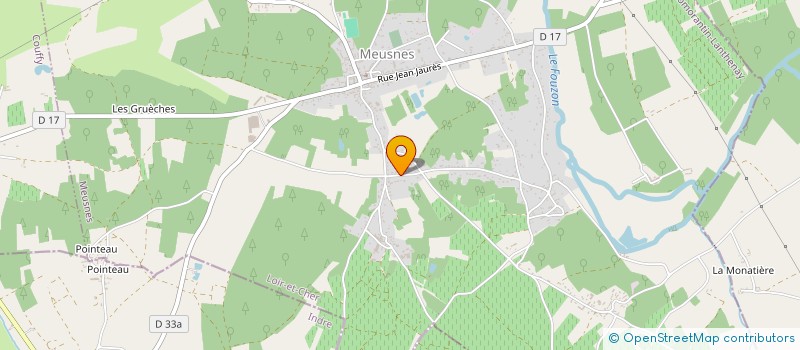 localisation de l'entreprise SOCIETE CIVILE IMMOBILIERE G.J.F.  MEUSNES